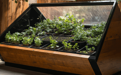 DIY Outdoor Mini Greenhouse For Year-Round Vegetables