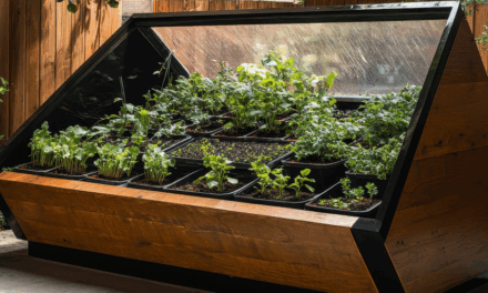 DIY Outdoor Mini Greenhouse For Year-Round Vegetables