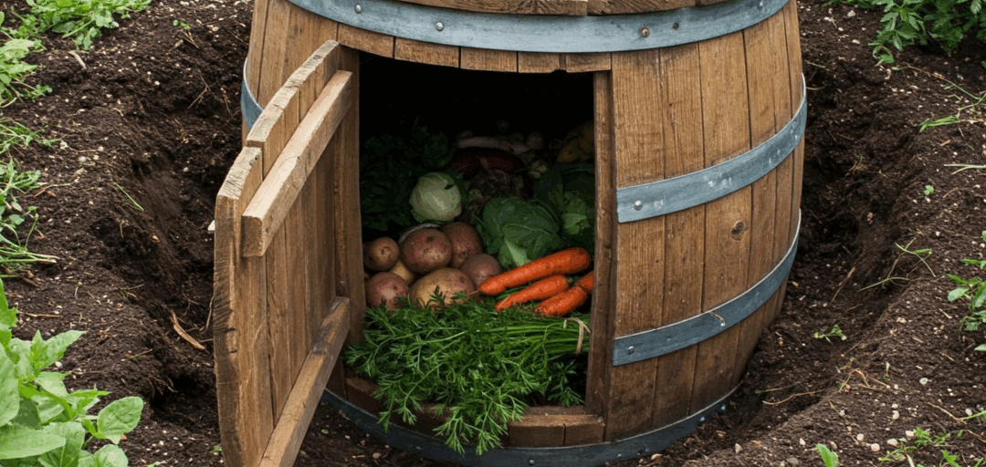 DIY Mini Root Cellar For Your Backyard In Less Than Two Hours