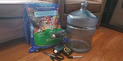 How To Make A Self-Watering Planter From A Water Bottle - step 1