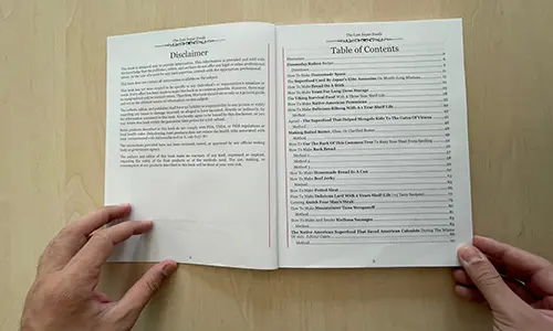 The Lost SuperFoods table of contents