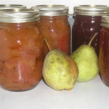 10 Canning Recipes From The Amish - Amish Canned Ginger Pears