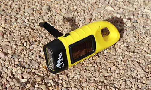 solar powered flashlight