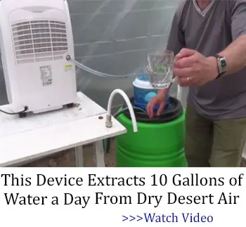 This device extracts 10 gallons of water a day from dry desert air