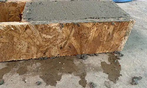 moulding papercrete bricks - final process