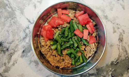 food bowl with beans