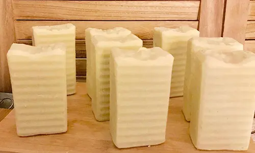 soap made out of dandelions