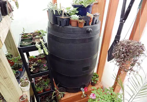 DIY Ingenious Rainwater Harvesting Systems - install the barrel