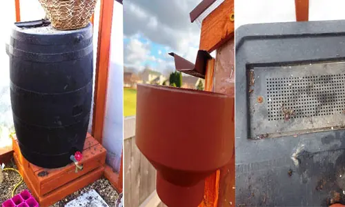 Greenhouse 101 - rainwater collection