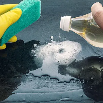 Lemon + Baking Soda - cleaning