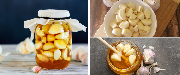 DIY Fermented Garlic In Honey