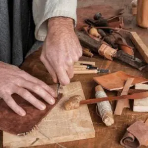 Working with leather
