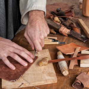 Working with leather