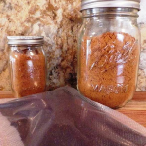 meat powder in jars