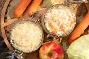 how to store fermented cabbage