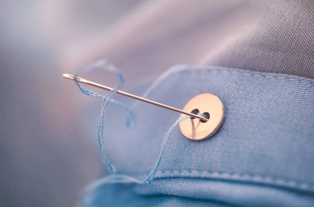 How to Sew a Button (and Why You Should Learn It)
