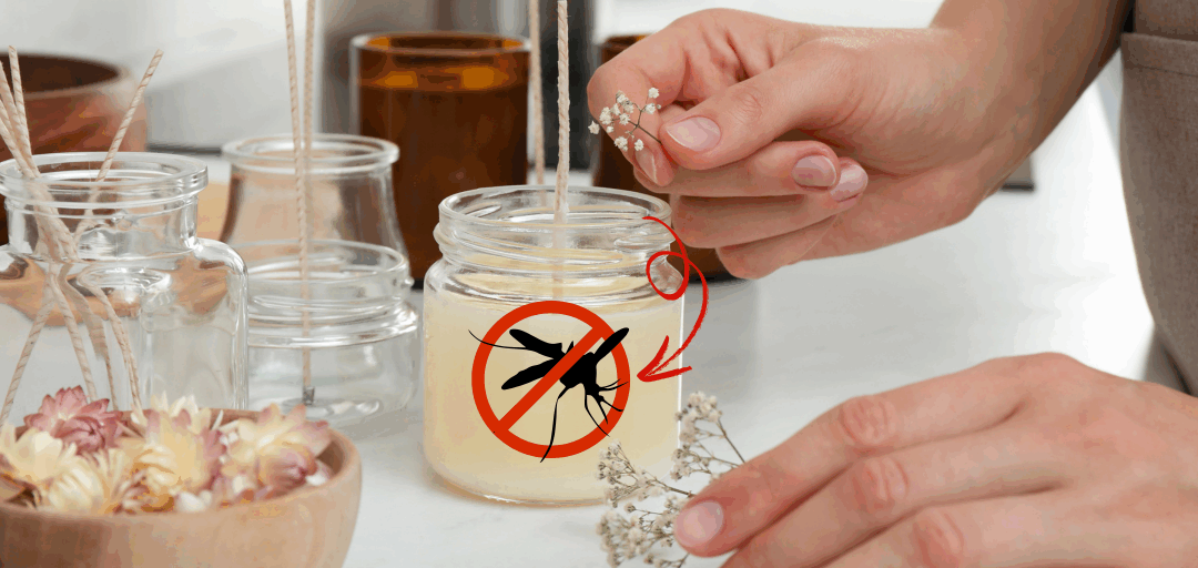 DIY Mosquito Repellent Candles