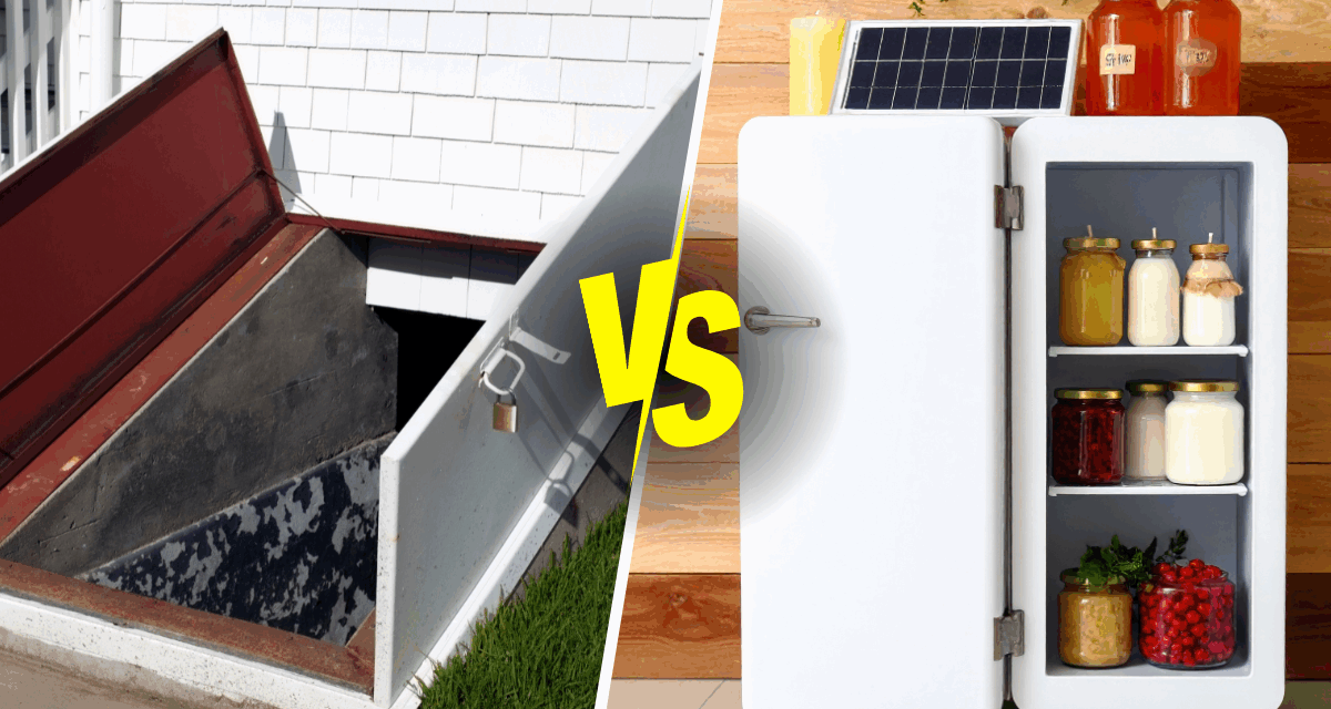 Root Cellar vs. Solar Fridge