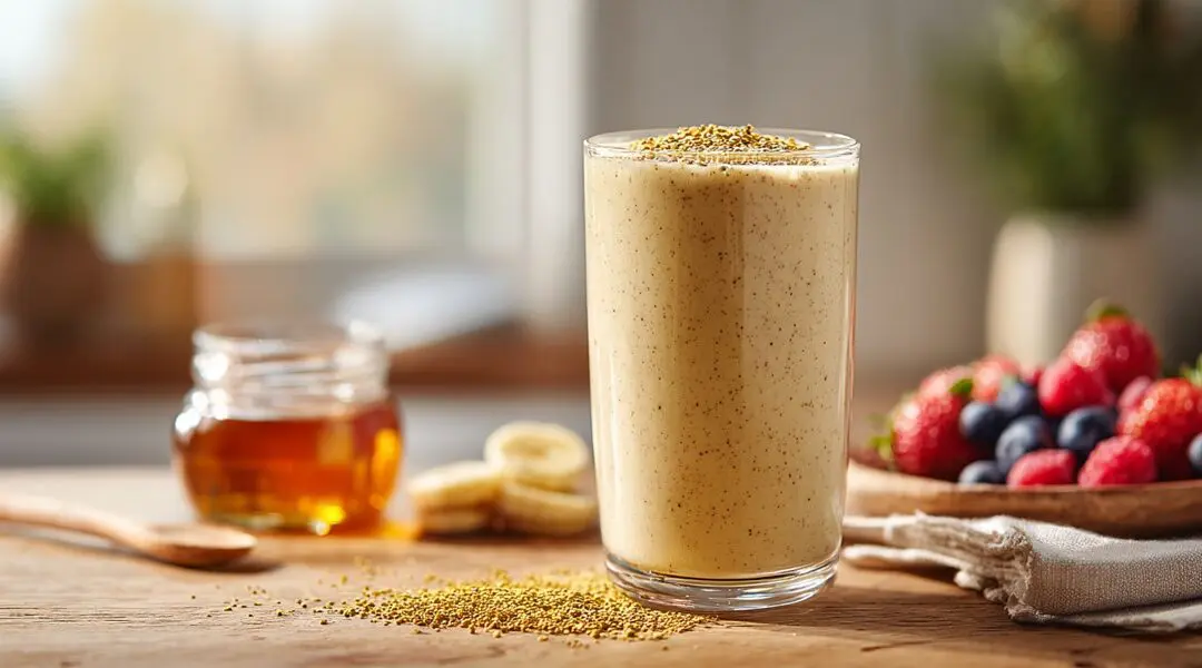 How to Make a Perfect Bee Pollen Smoothie