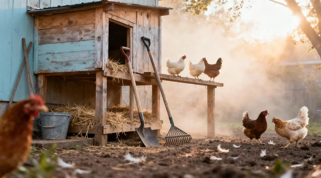 Build a Self-Cleaning Chicken Coop
