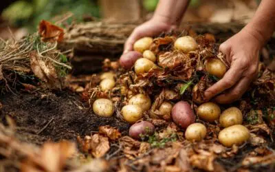 How To Grow Potatoes In ONLY LEAVES