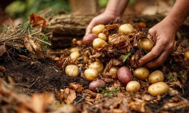 How To Grow Potatoes In ONLY LEAVES