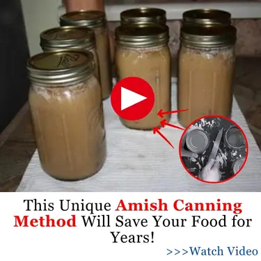 This Unique Amish Canning Method Will Save Your Food for Years AWB
