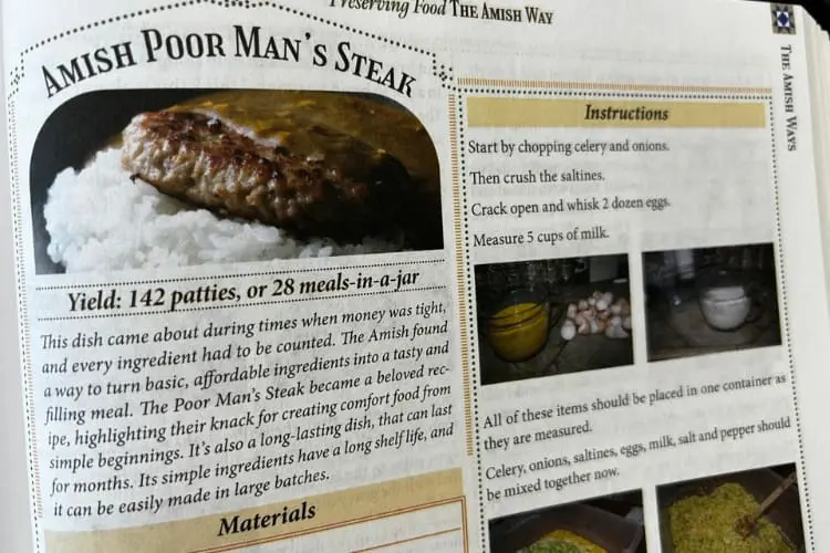The Amish Ways Book recipe