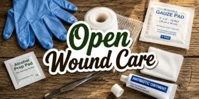 how to care for an open wound