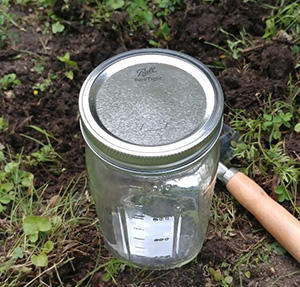 DIY Mason Jar Soil Test