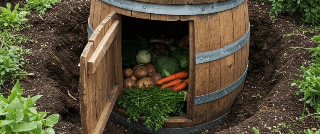 DIY Mini Root Cellar For Your Backyard In Less Than Two Hours