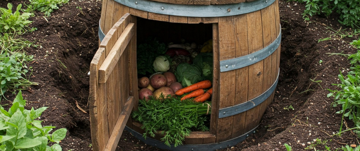 DIY Mini Root Cellar For Your Backyard In Less Than Two Hours