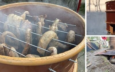 DIY Smokehouse In A Barrel