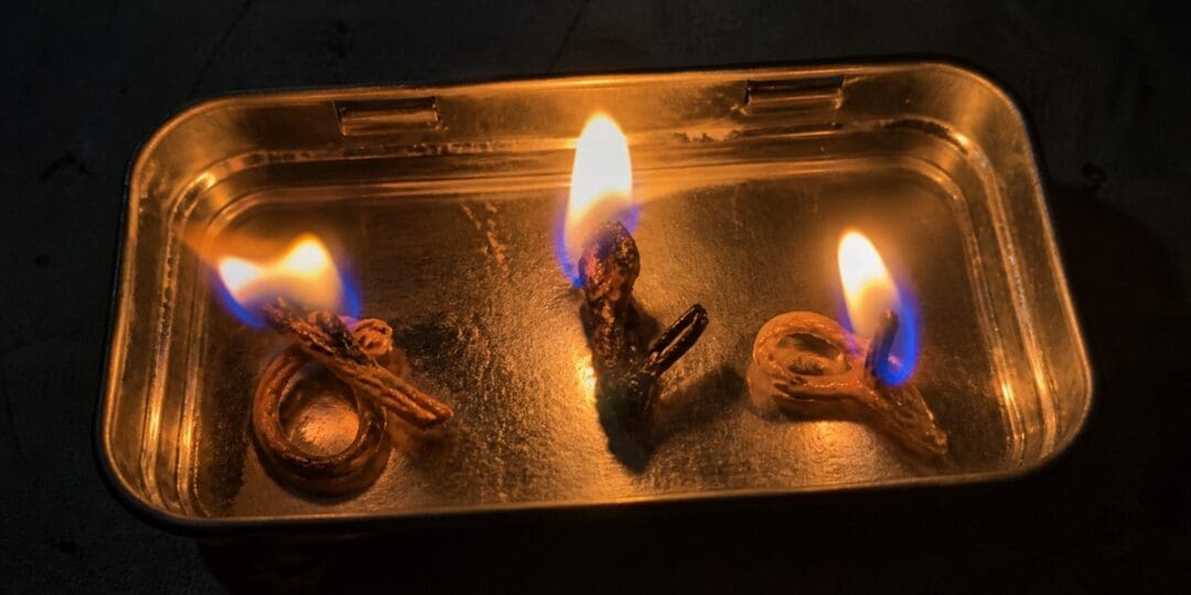 An Emergency Slush Lamp Hack Using a Torch Plant Leaf