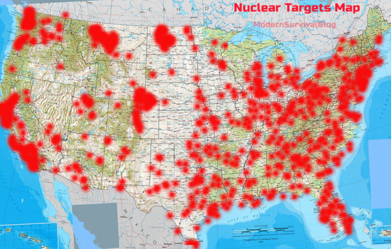 nuclear target map