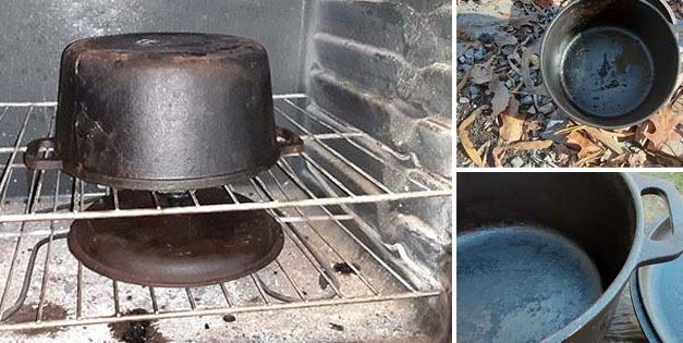 How To Restore A Cast Iron You Bought At Garage Sales