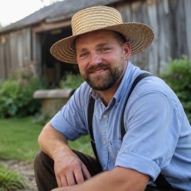 amish man