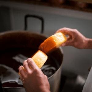 Waxing cheese 