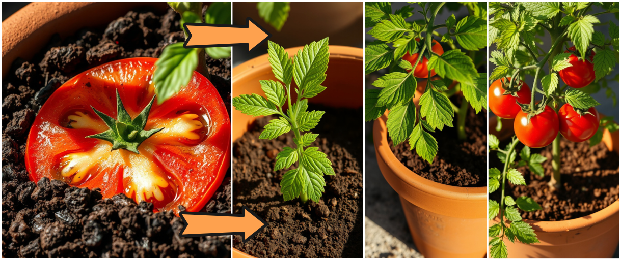 No Seeds Needed! How to Grow Tomatoes from a Single Slice
