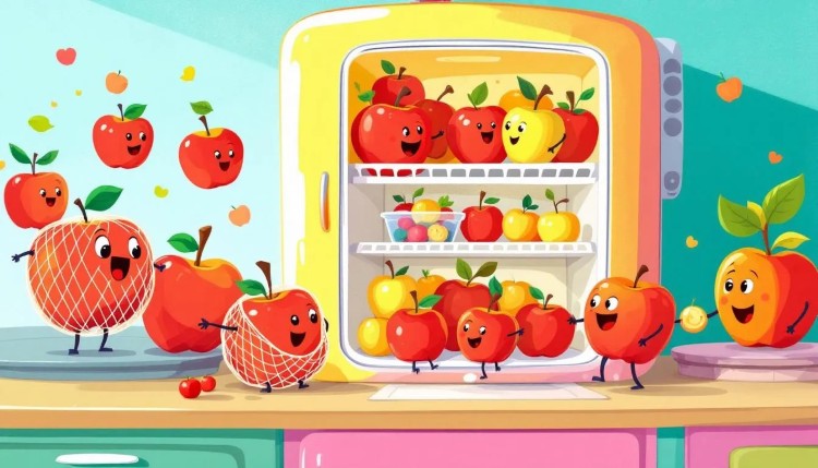 best practices for storing apples in the fridge