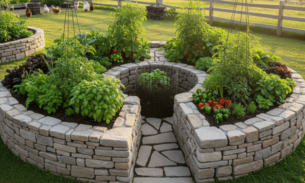 DIY Self-Feeding Keyhole Garden