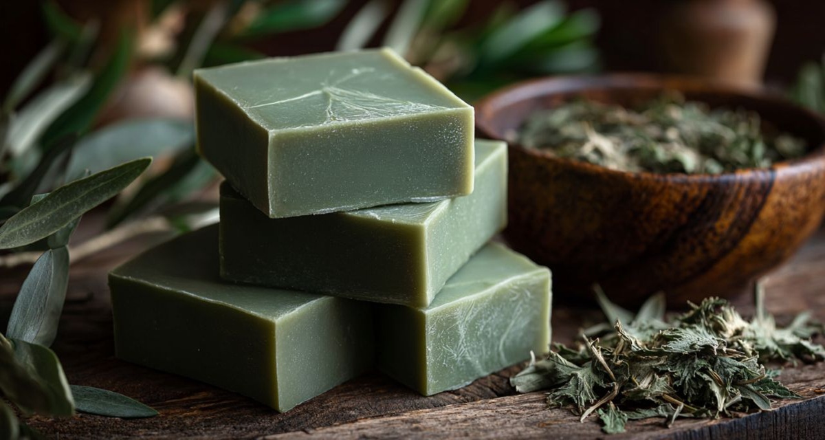Homemade Medicinal Nettle Soap (Step By Step Recipe)