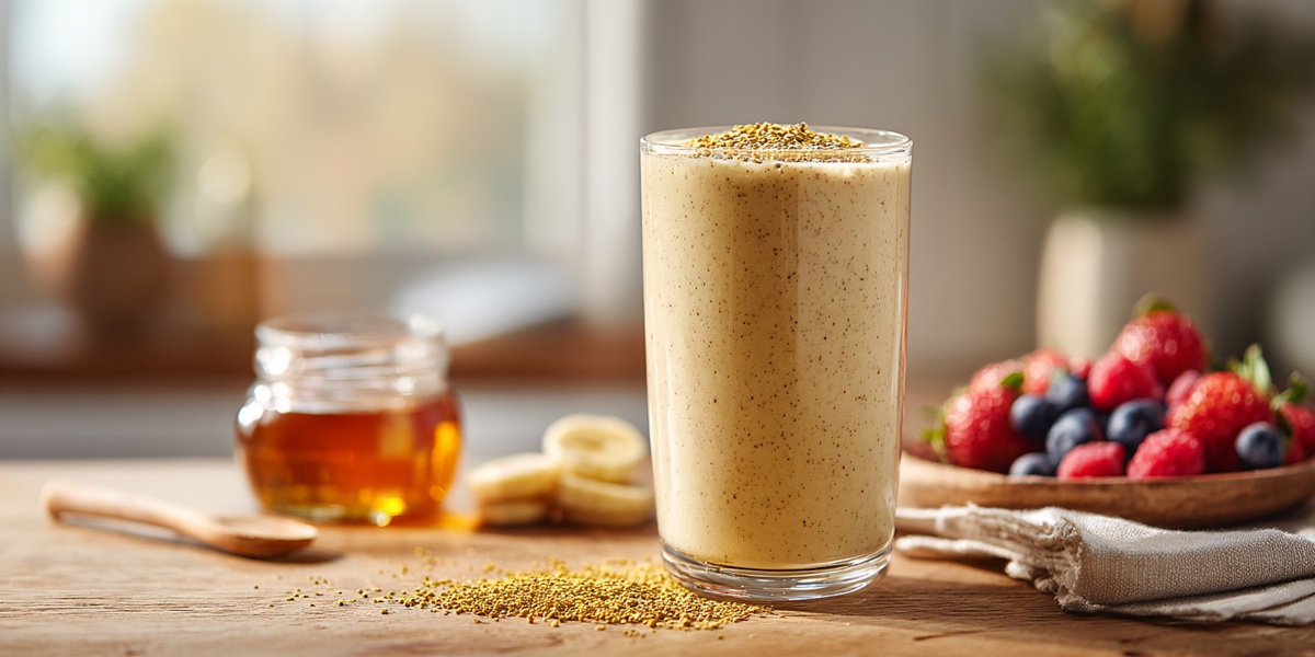 How to Make a Perfect Bee Pollen Smoothie