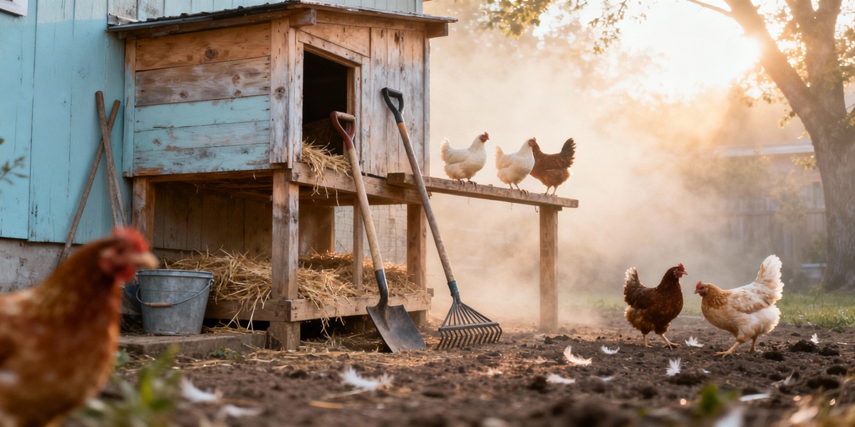 Build a Self-Cleaning Chicken Coop