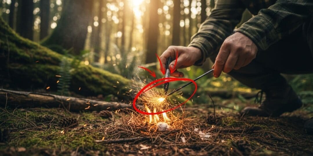 How to Start a Fire with a Sharpie Marker