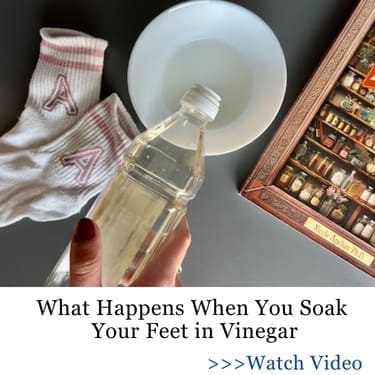 soak your feet in vinegar FHA