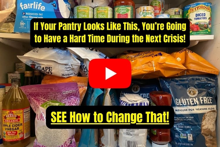 If Your Pantry Looks Like This, You’re Going to Have a Hard Time During the Next Crisis BIG