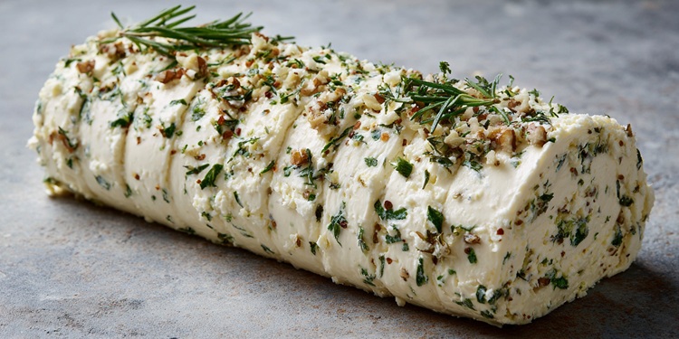Soft Garlic Cheese Log