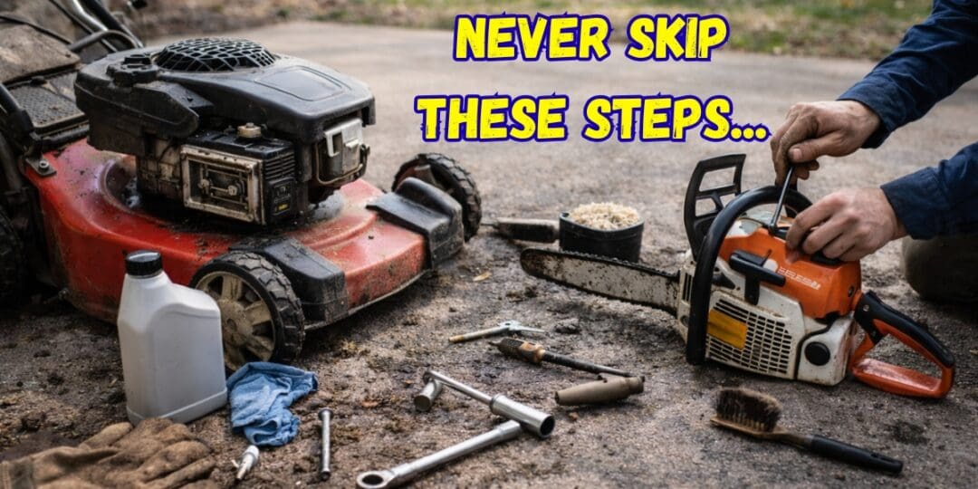Spring Maintenance for Lawn Mowers, Chainsaws, and More