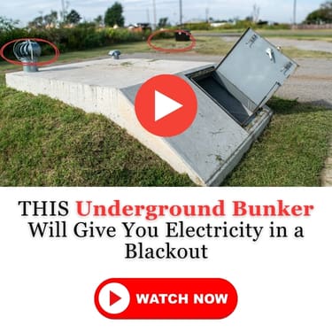 THIS Underground Bunker Will Give You Electricity in a Blackout